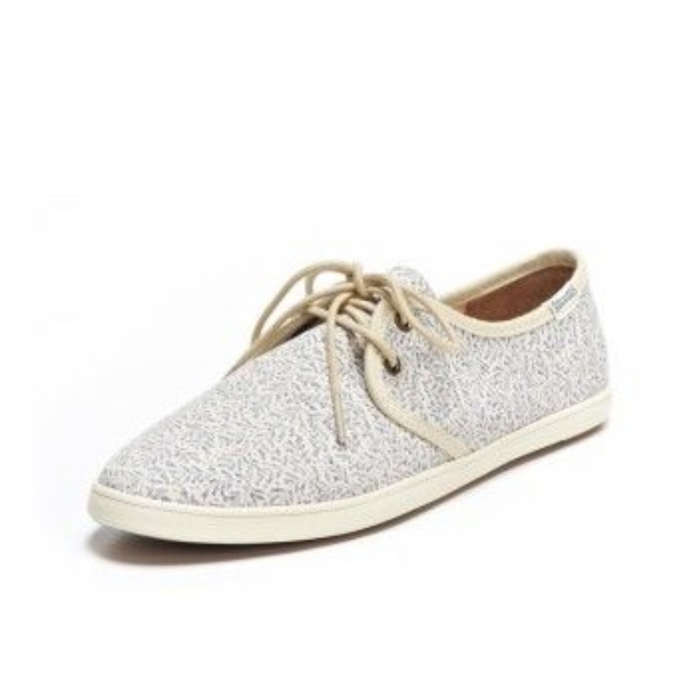 Soludos lace up sandshoe sneakers shoes blueberry leaf print casually dressy